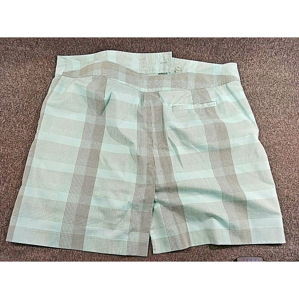 Izod XFG Cool FX Tennis Skirt Skort Mint Green Geometric Design Womens Size 14 - Picture 6 of 6
